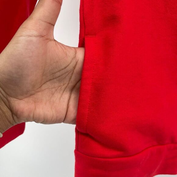 Puma Boys Red Full Zip Hoodie Jacket Size 6 – Soft Fleece Sporty Style - Picture 4 of 14